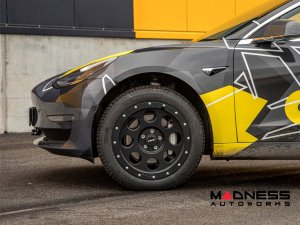 Tesla Model 3 Custom Wheels - set of 4 - Alurad Klassic B - Delta 4x4 - 18" - Matte Black